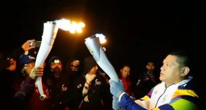 Api Obor Asian Games 2018 Bertemu Blue Fire Kawah Ijen Banyuwangi