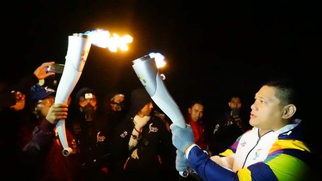 Api Obor Asian Games 2018 Bertemu Blue Fire Kawah Ijen Banyuwangi