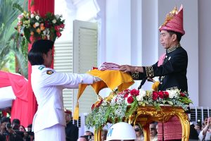 Susunan Petugas Upacara Penurunan Bendera Negara Sang Merah Putih di Istana Merdeka