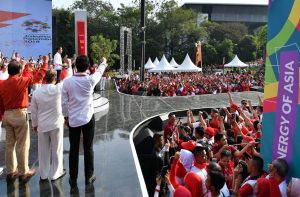 Presiden Hadiri Harmoni Indonesia 2018 di GBK