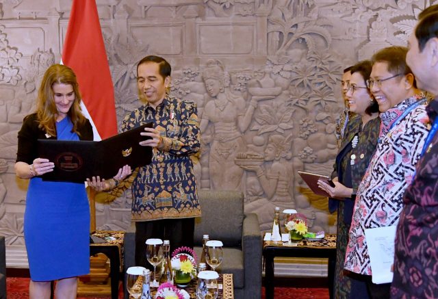 Presiden Jokowi dan Melinda Gates Diskusi soal Pembangunan Manusia