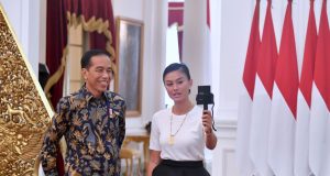 Presiden Ngevlog Bareng Agnez Mo, Bicara Mimpi Generasi Muda