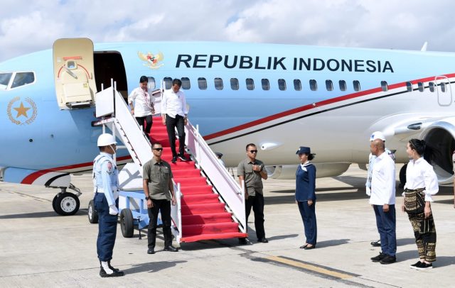 Presiden Jokowi dan Ibu Negara Bertolak Menuju Provinsi NTT