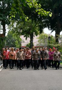 Presiden Jokowi Bersilaturahmi dengan para Pemenang Festival Gapura Cinta Negeri