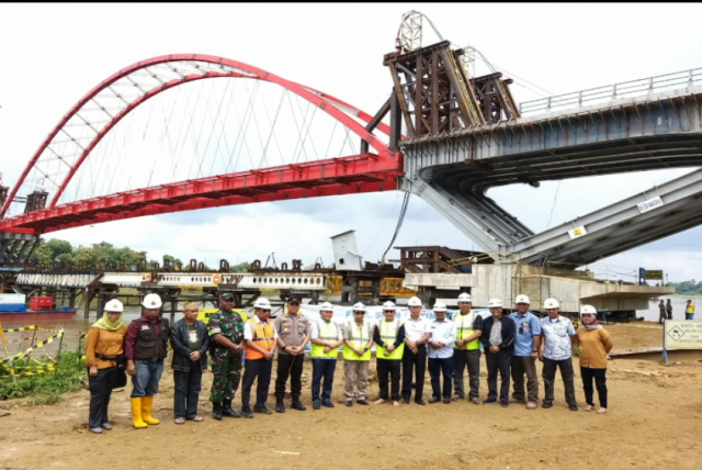 Gubernur : Jembatan Tumbang Samba Buka Keterisolasian Wilayah Tengah Kalimantan halo indonesia