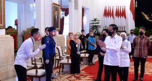 Presiden Jokowi Luncurkan Bantuan Subsidi Upah