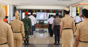 Sekolah Transportasi Di Lingkungan Bpsdmp Yang Berlokasi Di Ujung Timur Hingga Ujung Barat Indonesia Ikuti Peringatan Detik-Detik Proklamasi Kemerdekaan RI Secara Virtual