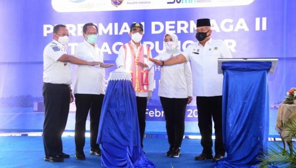 Menhub Resmikan Dermaga II Terminal Telaga Punggur Di Batam