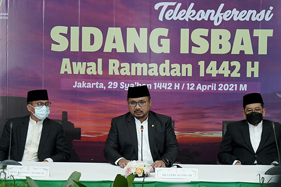 Pemerintah Tetapkan 1 Ramadan 1442 Hijriah Jatuh pada Selasa, 13 April 2021