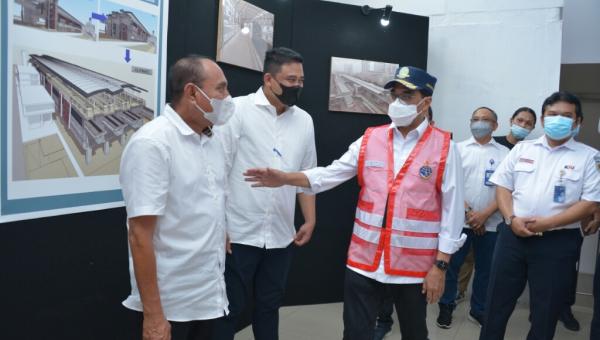 Menhub Bertemu Gubernur Sumut Dan Walikota Medan Bahas Pengembangan Angkutan Massal