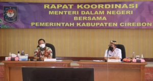 Sambangi Kabupaten Cirebon, Mendagri Minta Realisasi Insentif Nakes Ditingkatkan