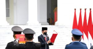 Pimpin Prasetya Perwira Tahun 2021, Presiden Jokowi Lantik 700 Perwira Remaja TNI dan Polri