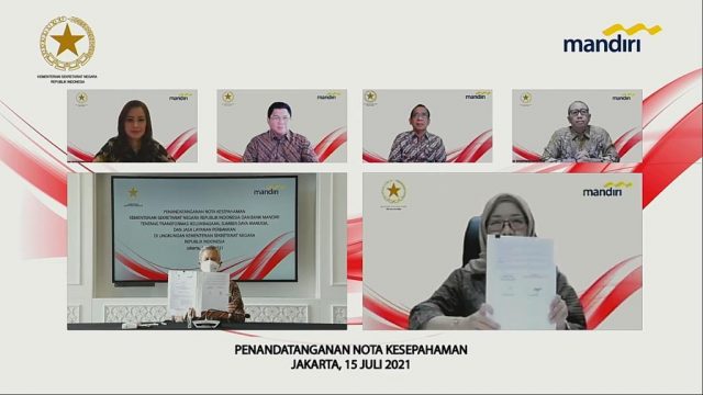 Kemensetneg dan Bank Mandiri Berkolaborasi Kembangkan Ekosistem Inovasi