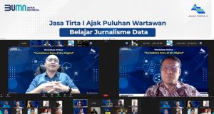 Jasa Tirta I Ajak Puluhan Wartawan Belajar Jurnalisme Data