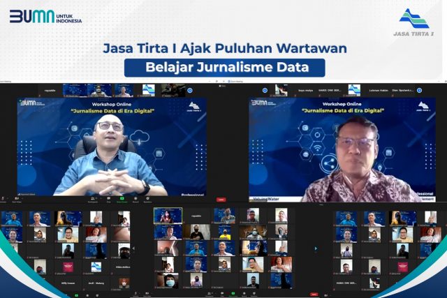 Jasa Tirta I Ajak Puluhan Wartawan Belajar Jurnalisme Data