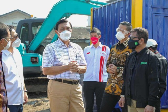 Tinjau Rumah Oksigen, Menko Marves Harapkan Tambah Fasilitas Isolasi