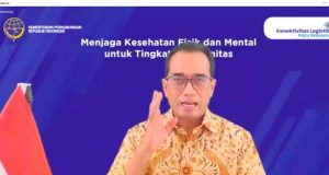 Menhub Beri Motivasi Kepada ASN Kemenhub Tentang Menjaga Kesehatan Di Tengah Pandemi