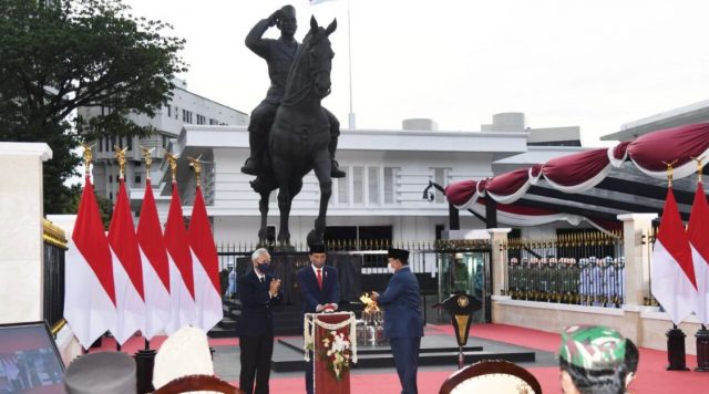 Presiden Jokowi Resmikan Tugu Api Semangat Indonesia Merdeka Tidak Pernah Padam