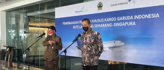 Angkasa Pura Airports Dukung Layanan Direct Flight Ekspor Kargo Semarang-Singapura