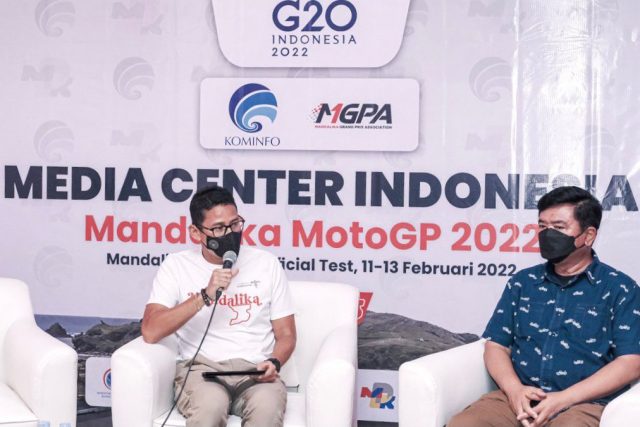 Menparekraf Apresiasi Kesiapan Tes Pramusim MotoGP Mandalika yang Jadi Simbol Kebangkitan Ekonomi