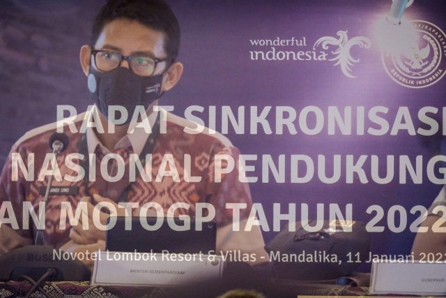 Menparekraf Sandiaga Uno Minta Semua Pihak Perkuat Prokes MotoGP Mandalika, Demi Kebangkitan Ekonomi & Lapangan Kerja