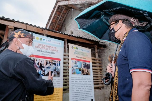 Menparekraf Dorong Potensi Desa Cisaat Subang Masuk Ke Jaringan Desa Wisata