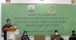 Pemprov Kaltara Gelar Rakor Sertifikasi Halal