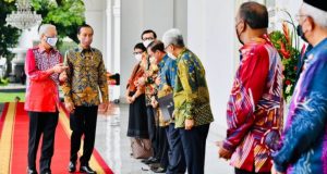 Presiden Jokowi Sambut Kunjungan Kerja PM Malaysia di Istana Merdeka