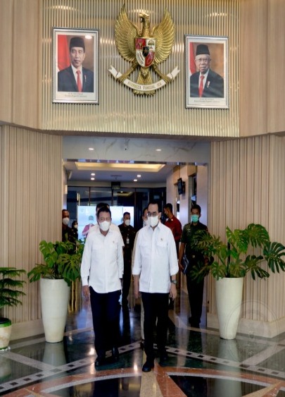 Wamenhan dan Menhub Bahas Pembangunan Bandara Baru di IKN