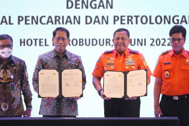 Dukung Operasional LRT Jabodebek, KAI dan Basarnas Tandatangani MoU