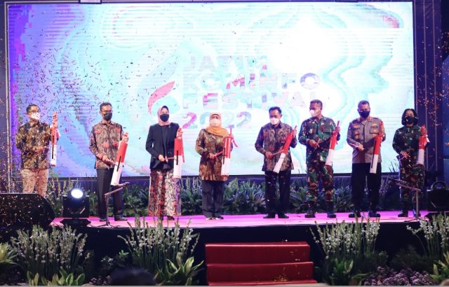 Gubernur Khofifah Membuka Jatim Kominfo Festival (JKF) 2022