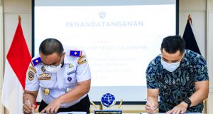 Kemenhub Resmi Berikan Hak Konsesi Di Pelabuhan Balikpapan Kepada BUP PT Lestari Samudra Sakti