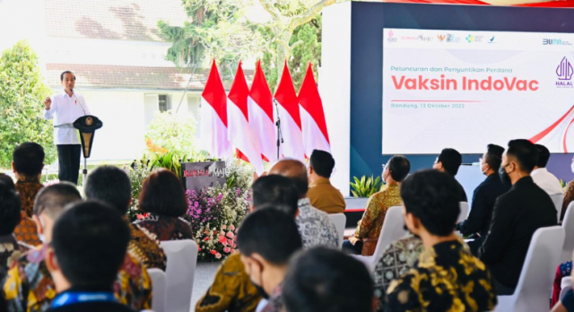 Luncurkan Vaksin IndoVac, Presiden: Dorong Terus agar Negara Berdikari dalam Vaksin