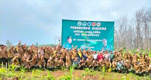 Minimalisir Bencana Banjir, Perhutani Tanam 1.100 Bibit Pohon di Lumbang Probolinggo