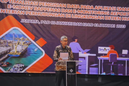 Wujudkan Sistem Pelaporan Yang Efektif Dan Efisien, Kemenhub Optimalisasi Pengisian Data Pada Aplikasi SMART DJA, E-Monev Bappenas, E-Monitoring Dan Reporting Kementerian Perhubungan