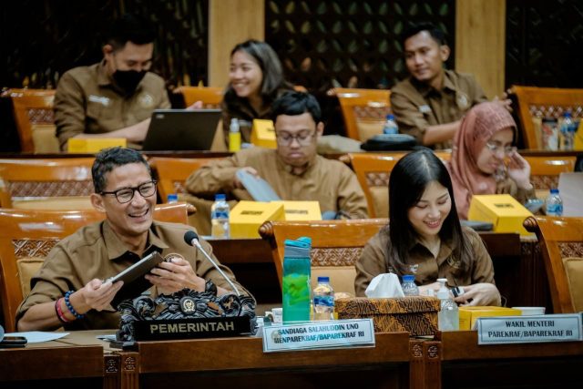 Menparekraf Paparkan Pagu Indikatif Tahun Anggaran 2024 Kemenparekraf Rp3,4 Triliun