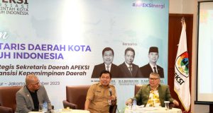 Sekjen Kemendagri Jelaskan soal Perpres Nomor 53 Tahun 2023 kepada Sekda Kota Seluruh Indonesia