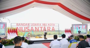 Tingkatkan Konektivitas dan Daya Saing IKN, Presiden Jokowi Groundbreaking Bandara IKN