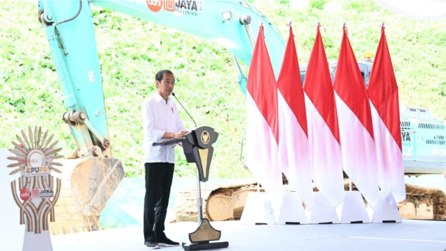 Presiden Jokowi Groundbreaking Kawasan Kantor OIKN