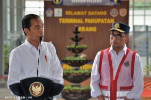 Presiden RI Resmikan Terminal Penumpang Tipe A Pakupatan Serang, Banten