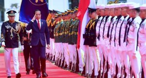 Tiba di Istana Malacañang, Presiden Jokowi Disambut Upacara Resmi