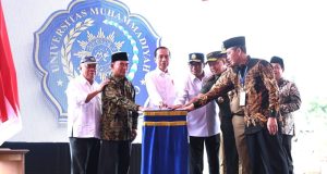 Presiden Jokowi Groundbreaking Kampus II Universitas Muhammadiyah Purwokerto