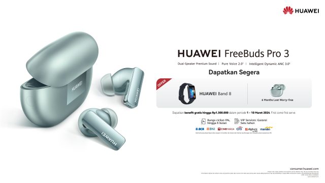 Huawei Segera Luncurkan HUAWEI FreeBuds Pro 3, TWS Flagship Terbaru dengan Kualitas Suara Berkelas dan Desain Premium serta Teknologi Noise Cancellation Optimal