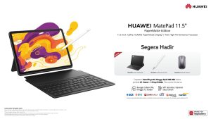 HUAWEI MatePad 11.5 Papermatte Edition Segera Hadir di Indonesia, Tablet Rasa PC Ideal untuk Aktivitas yang Nyaman dan Ramah Mata