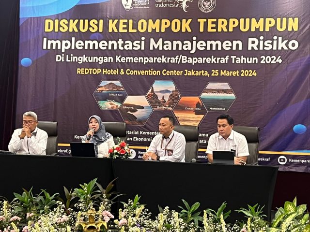 Kemenparekraf Gelar Diskusi Kelompok Terpumpun Implementasi Manajemen Risiko