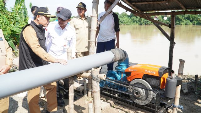 Jelang Musim Kemarau, Lamongan Maksimalkan Gerakan Pompanisasi Pengairan Sawah