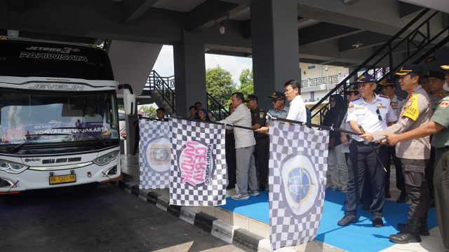 Kemenhub Berangkatkan Peserta Balik Gratis Moda Bus Dari 9 Terminal