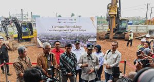 Menteri Perhubungan Groundbreaking Flyover dan JPO Tenjo