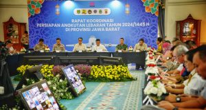 Menhub Pimpin Rapat Koordinasi Persiapan Angkutan Lebaran 2024 di Jawa Barat