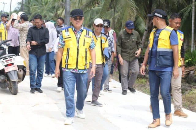 Pj. Bupati Banyuasin Tinjau Progress Ruas Jalan TAA-Sri Meranti dan TAA-Teluk Payo: 30% Progres Berjalan